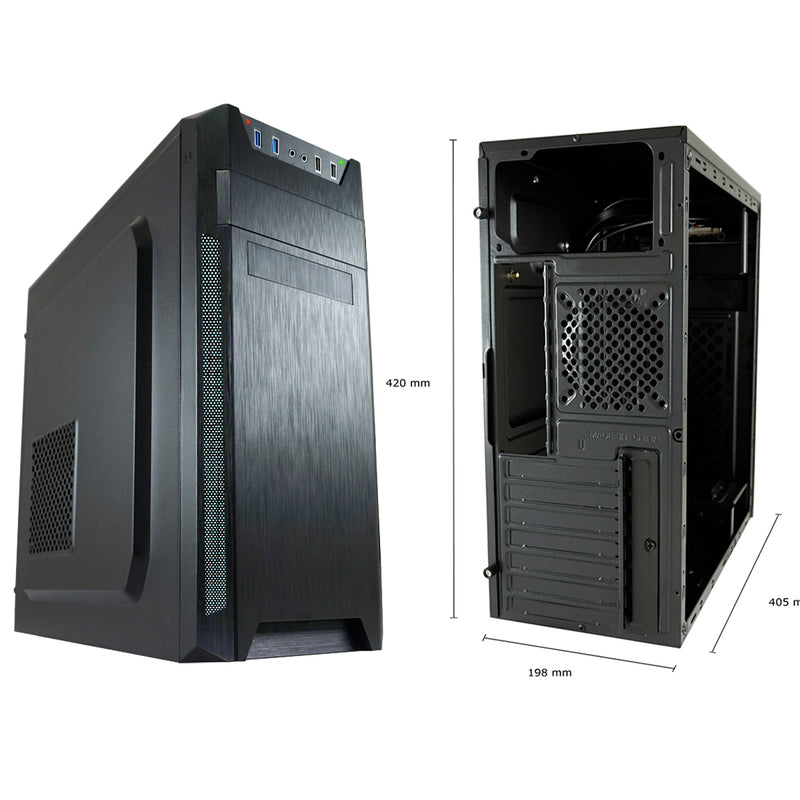 Budget Office PC SET - AMD Ryzen 3 - 120GB M.2 SSD - 8GB RAM - Radeon RX Vega 8 ( 24 Inch Monitor | Muis | Toetsenbord ) + WiFi & Bluetooth
