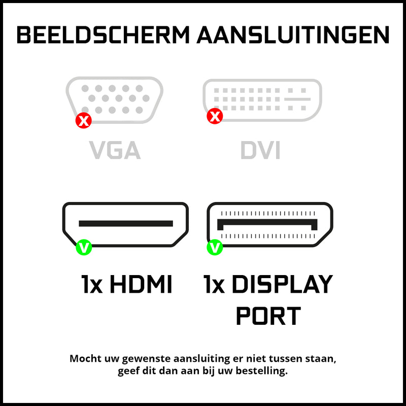 Budget Office PC SET - AMD Ryzen 3 - 120GB M.2 SSD - 8GB RAM - Radeon RX Vega 8 ( 24 Inch Monitor | Muis | Toetsenbord ) + WiFi & Bluetooth
