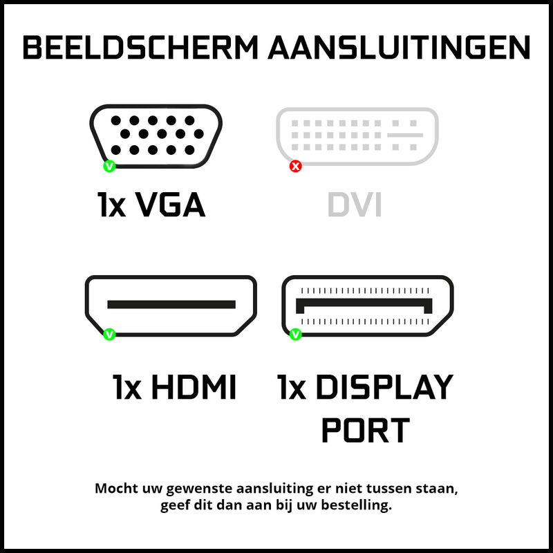 Echo Desktop PC - Intel® Core™ i3-12100 - 16GB - 500GB SSD - UHD Graphics 730 - Incl. Muis en TB + WiFi & Bluetooth