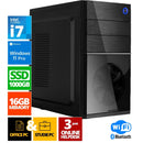 Intel Compleet PC | Intel Core i7 | 16 GB DDR4 | 1 TB SSD - NVMe | Windows 11 Pro + WiFi & Bluetooth