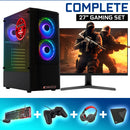 ScreenON - Gaming Set - V115131 - V2 (GamePC.V115131 + 27 Inch Monitor + Toetsenbord + Muis)