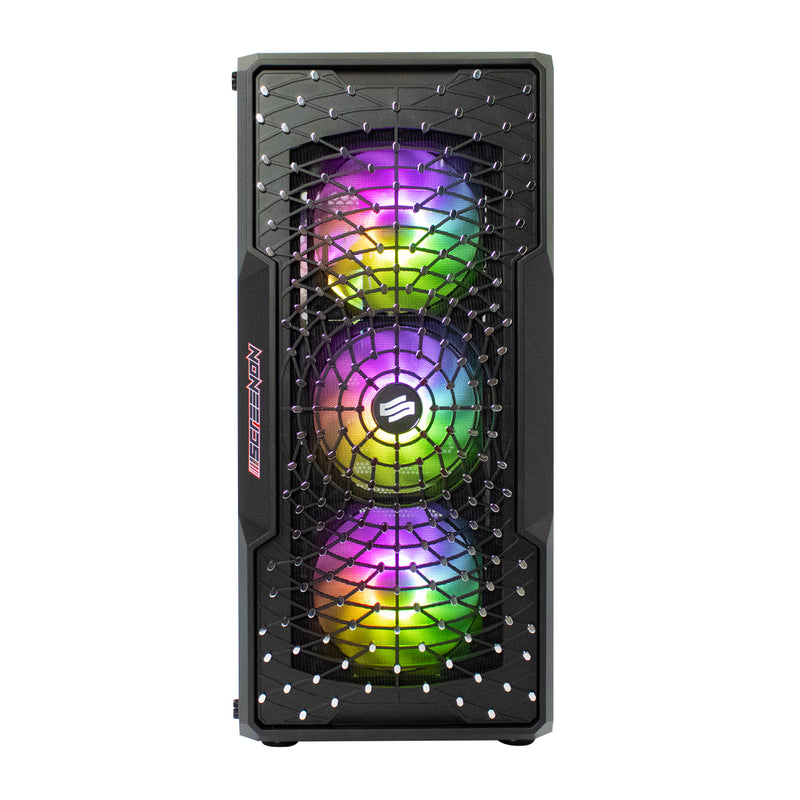 ScreenON - Gaming Set - Y52184 - V2 (GamePC.Y52184 + 27 Inch Monitor + Toetsenbord + Muis)