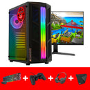ScreenON - Gaming Set - P1 (GamePC + 24 Inch Monitor + Toetsenbord + Muis)