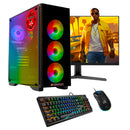 ScreenON - Gaming Set T46187 -S3 (GamePC.T46187 + 27 Inch Monitor + Toetsenbord + Muis)