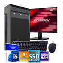 Intel Compleet PC SET | Intel Core i5 | 16 GB DDR4 | 1 TB SSD + 27 Inch Monitor + Muis + Toetsenbord | Windows 11 Pro + WiFi & Bluetooth