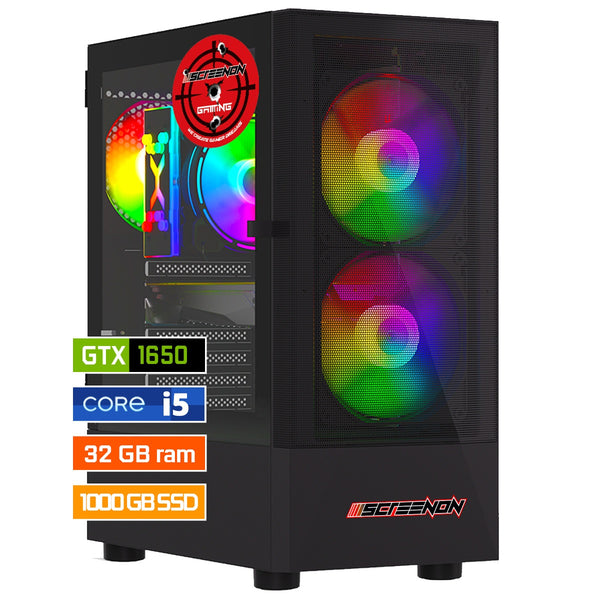 ScreenON - Intel Core i5 - 1024GB SSD - 32GB RAM - GTX 1650 - GamePC.V920233 - Windows 11