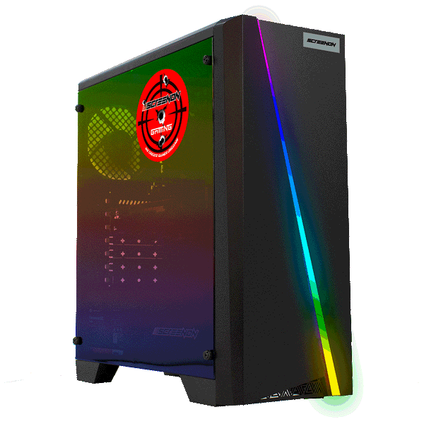 Basic Gaming PC (Ryzen 5, 16GB DDR4 werkgeheugen, GTX 1650, 480GB SSD) - ScreenOn