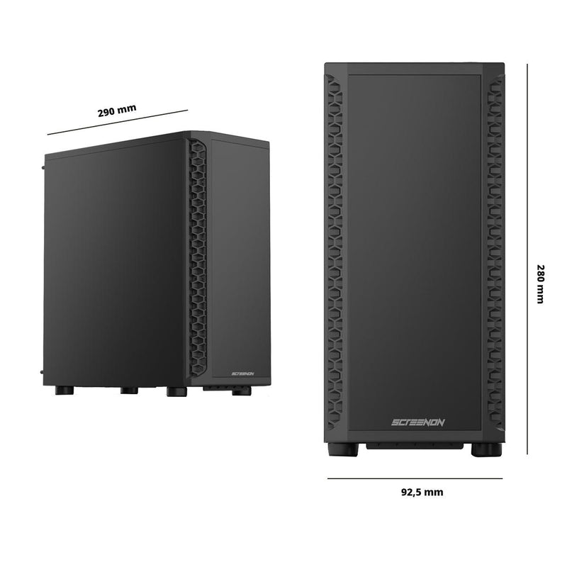 Delta Desktop PC - Celeron G6900 - 8GB - 240GB SSD - UHD Graphics 710 - WiFi - Incl. Muis en TB - ScreenOn