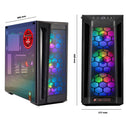 ScreenON - AMD Ryzen 9 - 1TB SSD + 3TB HDD - RTX 3080 - GamePC.X32168 - WiFi - ScreenOn