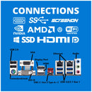 ScreenON - Creator - Intel Core i9 - 2TB NVMe SSD + 4TB HDD - 64GB RAM - RTX 4070Ti - MultimediaPC.M732033 - Wifi & Bluetooth - Cardreader - ScreenOn