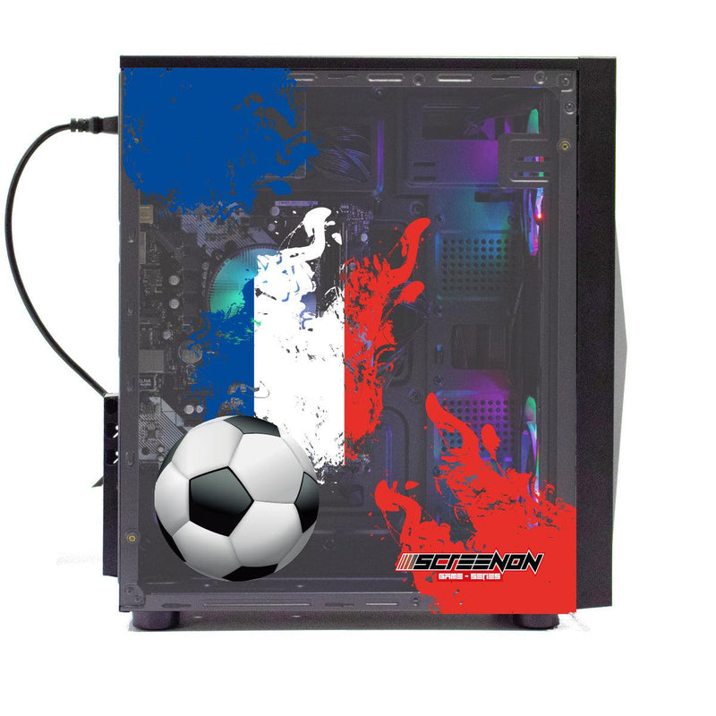 ScreenON - FIFA 23 Gaming PC Set + gratis FIFA 23 game cadeau – Frankrijk edition - (GamePC.FF23-V1103127 + 27 Inch Monitor + Toetsenbord + Muis + Game controller) - ScreenOn