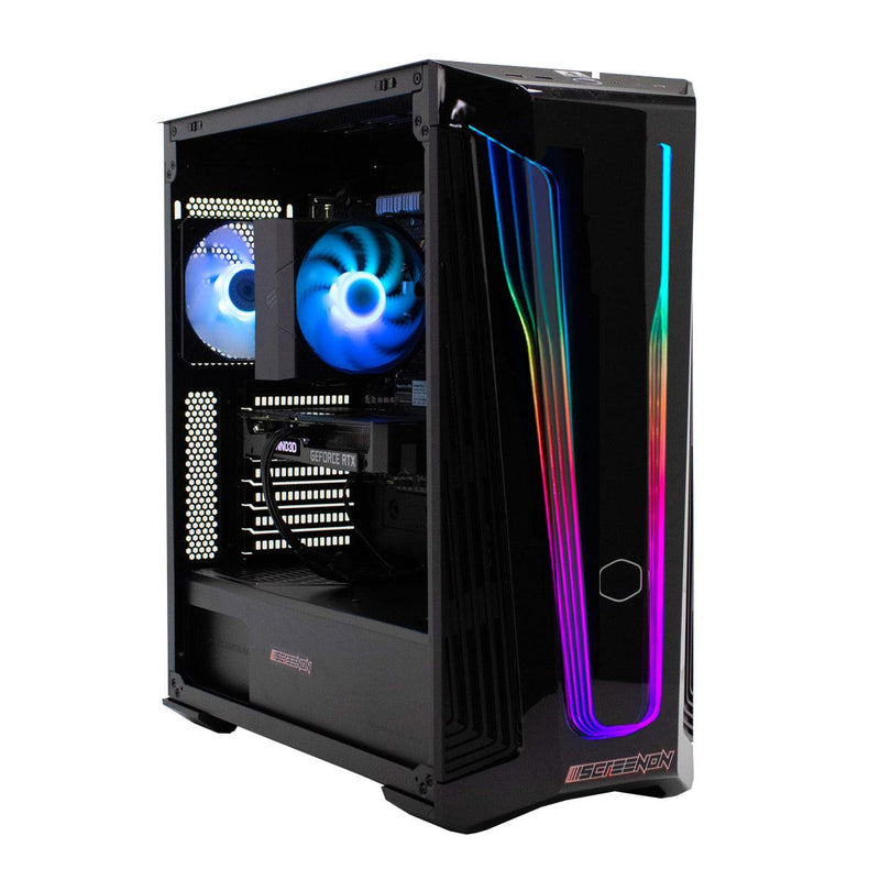 ScreenON - Flight Simulator PC - FLS-I3060T-04 - Intel Core i5-12400F - 1TB M.2 NVMe SSD - RTX 3060Ti - 32GB RAM – WiFi - ScreenOn