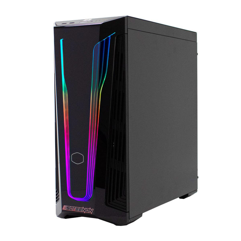 ScreenON - Flight Simulator PC - FLS+Y-I3050-13 - Intel Core i5-12400F - 1TB M.2 NVMe SSD - RTX 3050 - 16GB RAM – WiFi + Yoke Flight System! - ScreenOn