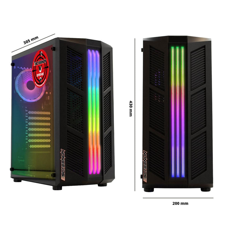 ScreenON - Gaming Set - P1 (GamePC + 24 Inch Monitor + Toetsenbord + Muis) - ScreenOn