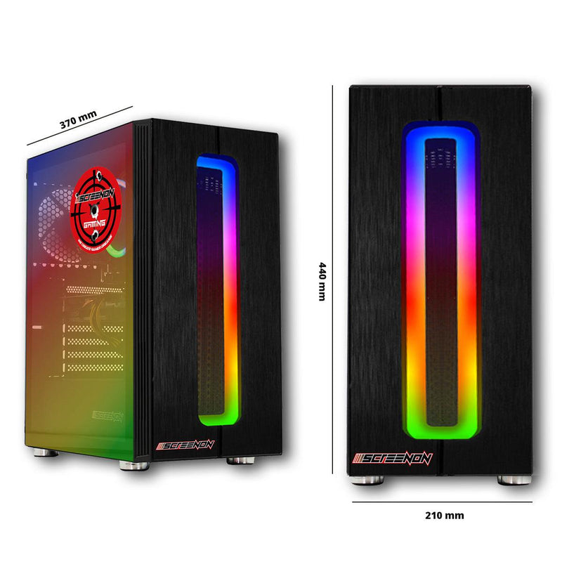 ScreenON - Intel Core i3 - 240GB M.2 SSD + 1TB HDD - GTX 1650 4GB - GamePC.X225104 - WiFi - ScreenOn