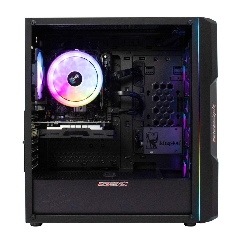 ScreenON - Intel Core i7 - 480GB M.2 SSD + 1TB HDD - RTX-3060 - GamePC.X54196 - WiFi - ScreenOn