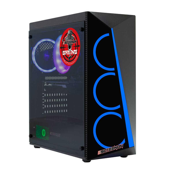 ScreenON – Night Shark - Ryzen 5 - 1TB SSD + 3TB HDD - GTX 1650 – GamePC.V32329 - WiFi - ScreenOn