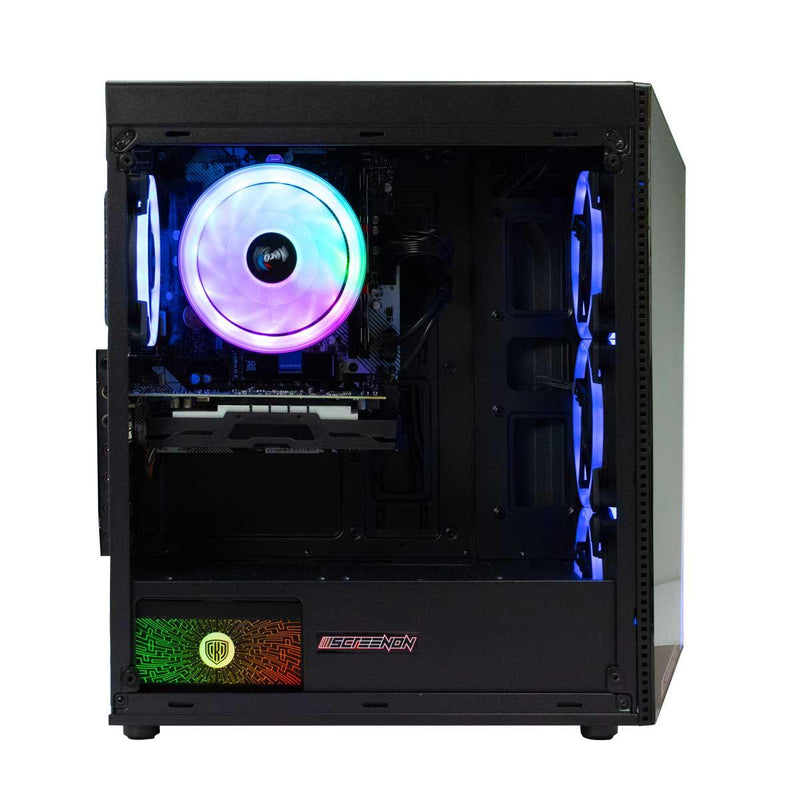 ScreenON  – Night Shark - Ryzen 5 3600 - 240GB M.2 SSD + 1TB HDD - GTX 1050Ti – GamePC.V31229 - WiFi - ScreenOn