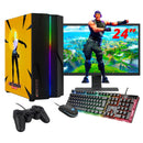 ScreenOn NL - Gaming PC SET | Intel Core i5 | GTX 1650 | RAM 16GB | SSD 512GB | WiFi | + 24 Inch Monitor + Toetsenbord + Muis + Controller | Desktop Computer voor Business & Multimedia H32526 - ScreenOn