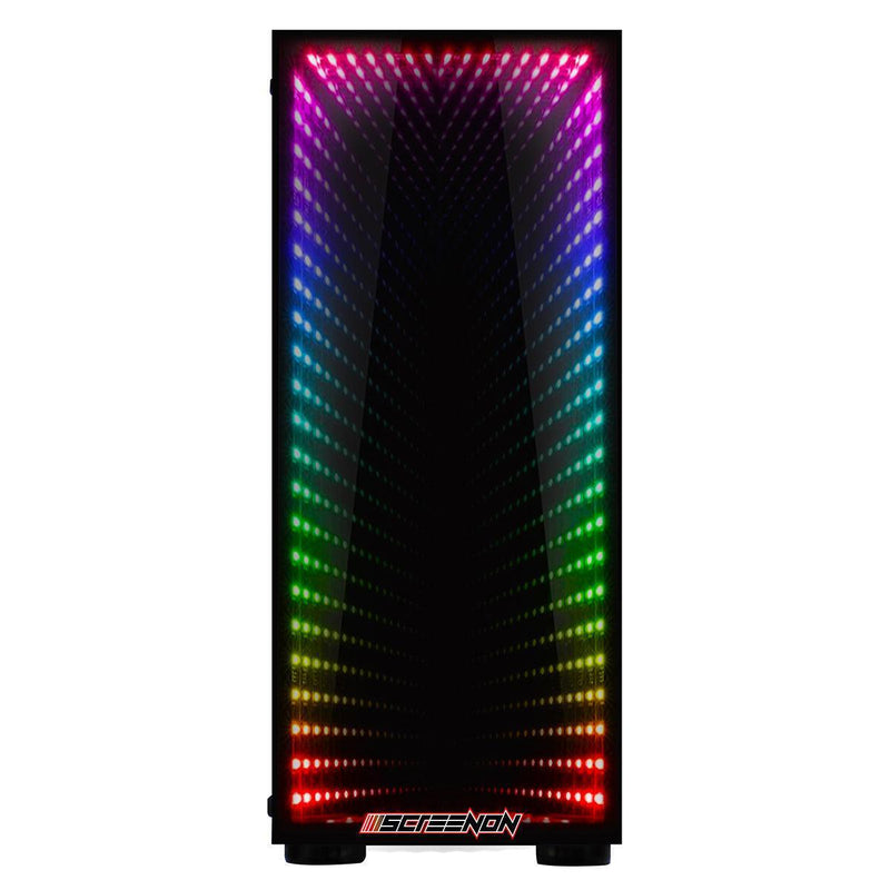 ScreenON - Racing Gaming Set + AMG Flag - F3526527 - (GamePC.F15065 + 27 Inch Monitor + Toetsenbord + Muis + Controller + Gratis AMG Flag) - ScreenOn