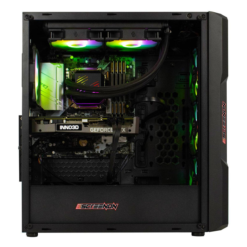 ScreenON - Ryzen 5 - 480GB M.2 SSD + 1TB HDD - RTX 3060 12GB - GamePC.Y32276 - WiFi - ScreenOn