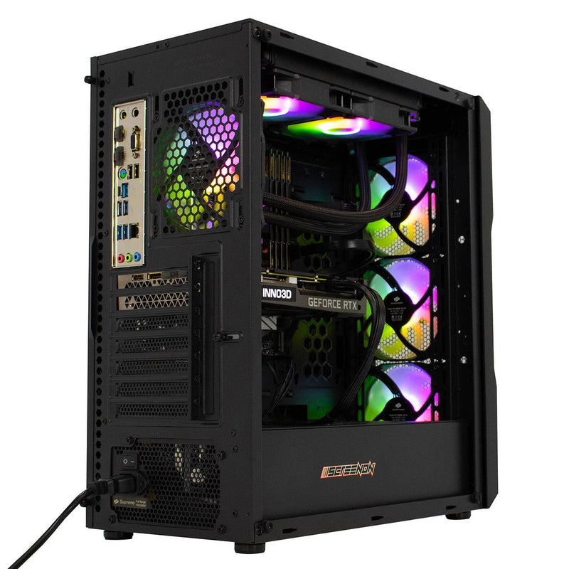 ScreenON - Ryzen 5 - 500GB M.2 SSD + 1TB HDD - RTX-3060 - GamePC.Y32576 - WiFi - ScreenOn
