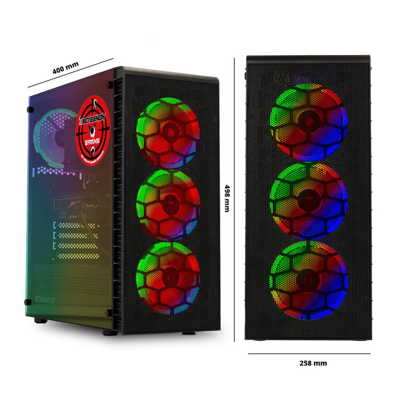 ScreenON - Ryzen 5 - 500GB SSD - 16GB RAM - Geforce GTX 1650 - Game PC E723116 - WiFi - ScreenOn