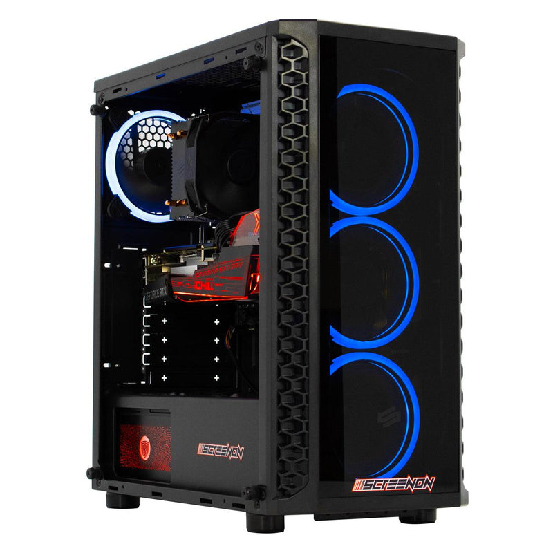 ScreenON - Steel - Intel Core i5 - 240GB M.2 - GTX 1650 - GamePC.V30620 - WiFi - ScreenOn