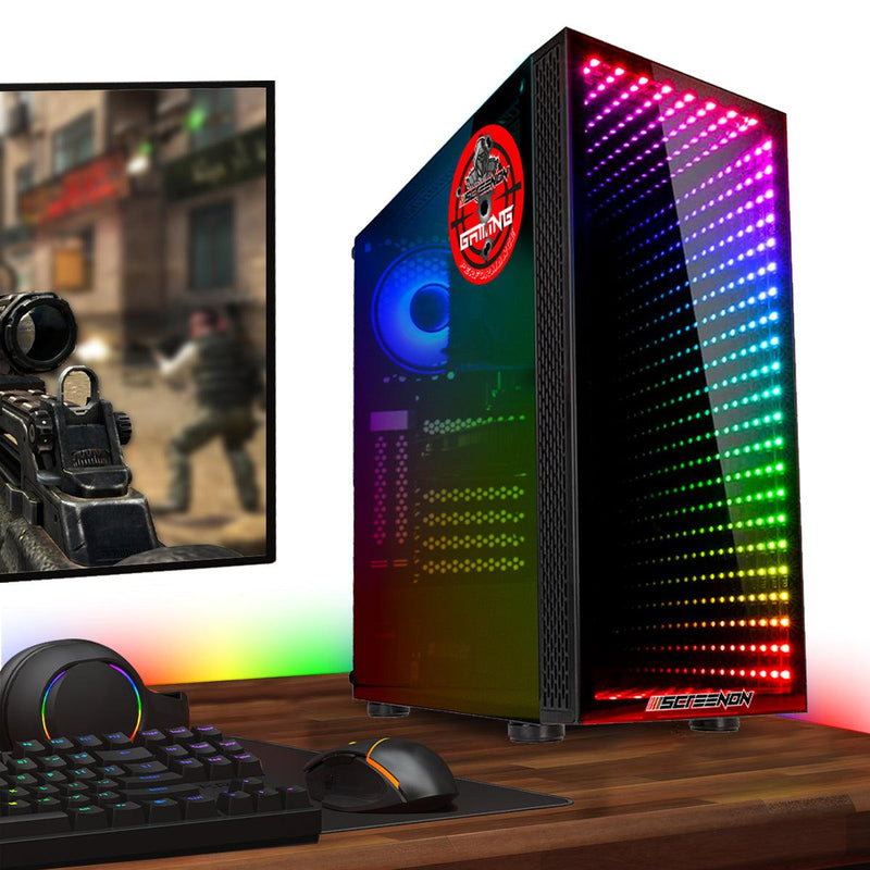 ScreenON - Steel - Ryzen 5 - 240GB M.2 SSD + 1TB HDD - GTX 1630 4GB - GamePC.V31231 - WiFi - ScreenOn