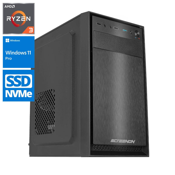 ScreenON - Works - Ryzen 3 - 1TB SSD - Radeon RX Vega 8 - OfficePC.V10241 - ScreenOn