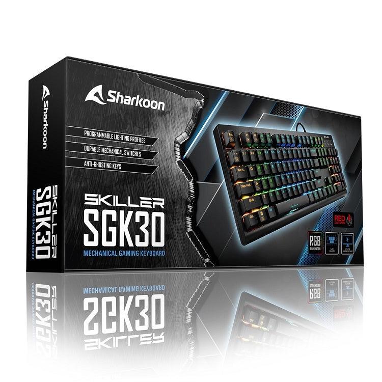 Sharkoon - SKILLER SGK30 (RED) - Toetsenbord - ScreenOn